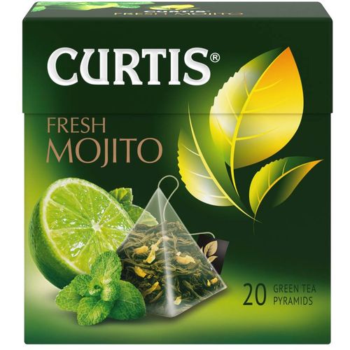 Curtis Fresh Mojito - Zeleni čaj sa mohito aromom, korom citrusa  i mentom, 20x1.7g 1515100 slika 2
