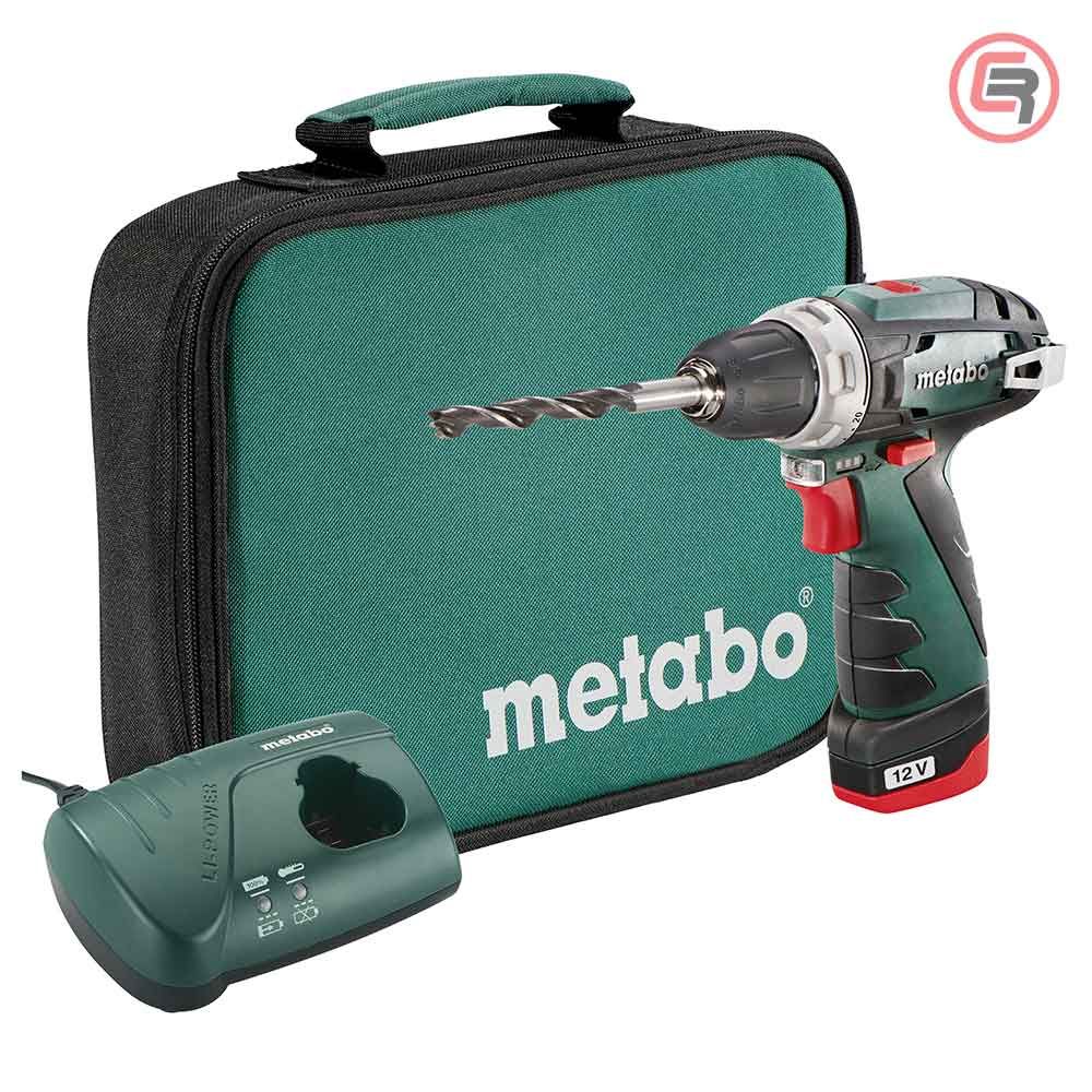 Metabo Bušilica-Odvijač Aku PowerMaxx BS Basic 12V 1xAKU (2,0Ah) LC 12 U Torbi – 600079500 slika 1
