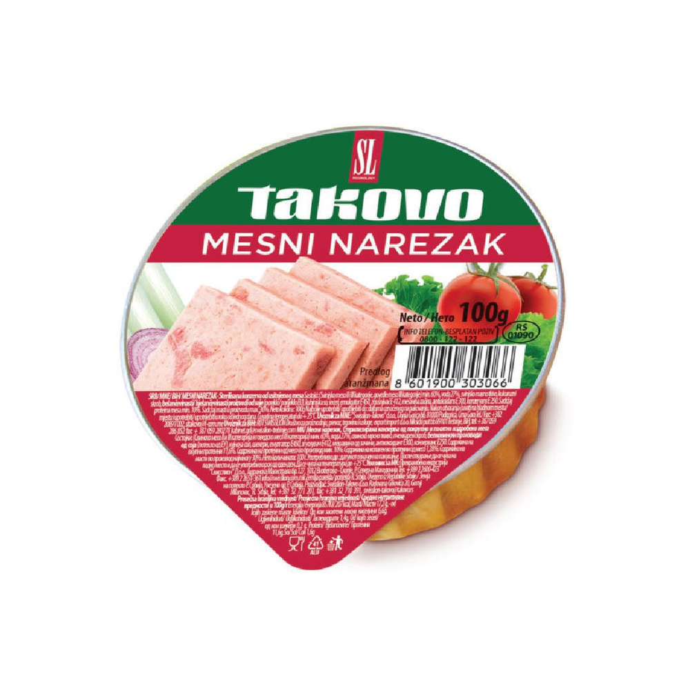 Takovo Mesni narezak 100g slika 1