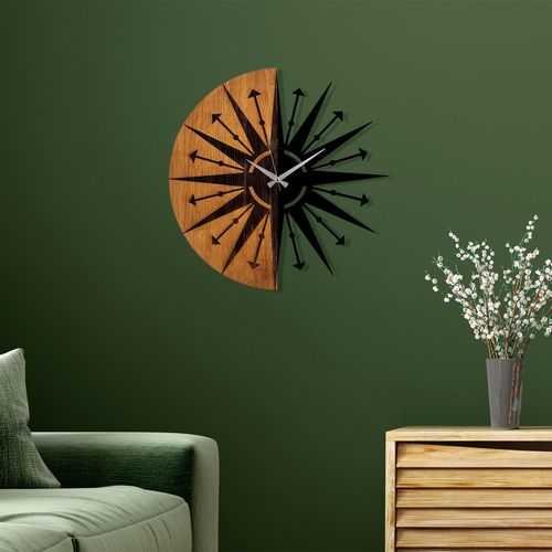 Wallity Ukrasni drveni zidni sat, Wooden Clock - 75 slika 3