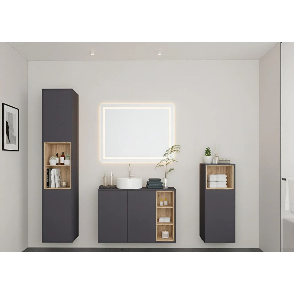 Kupatilski set Kalina, Atlantic/Antracit boja slika 1