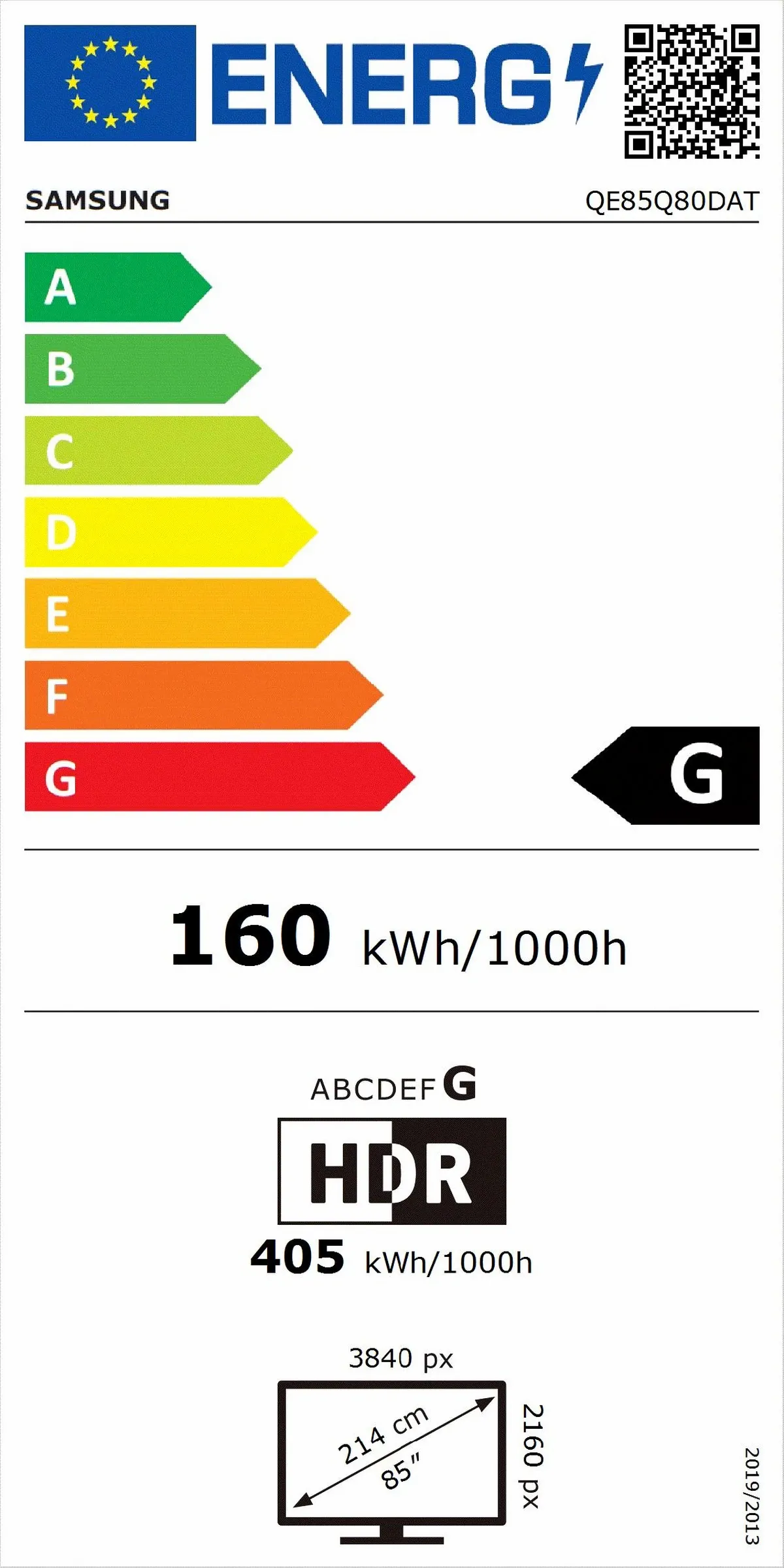 Energetski certifikat G