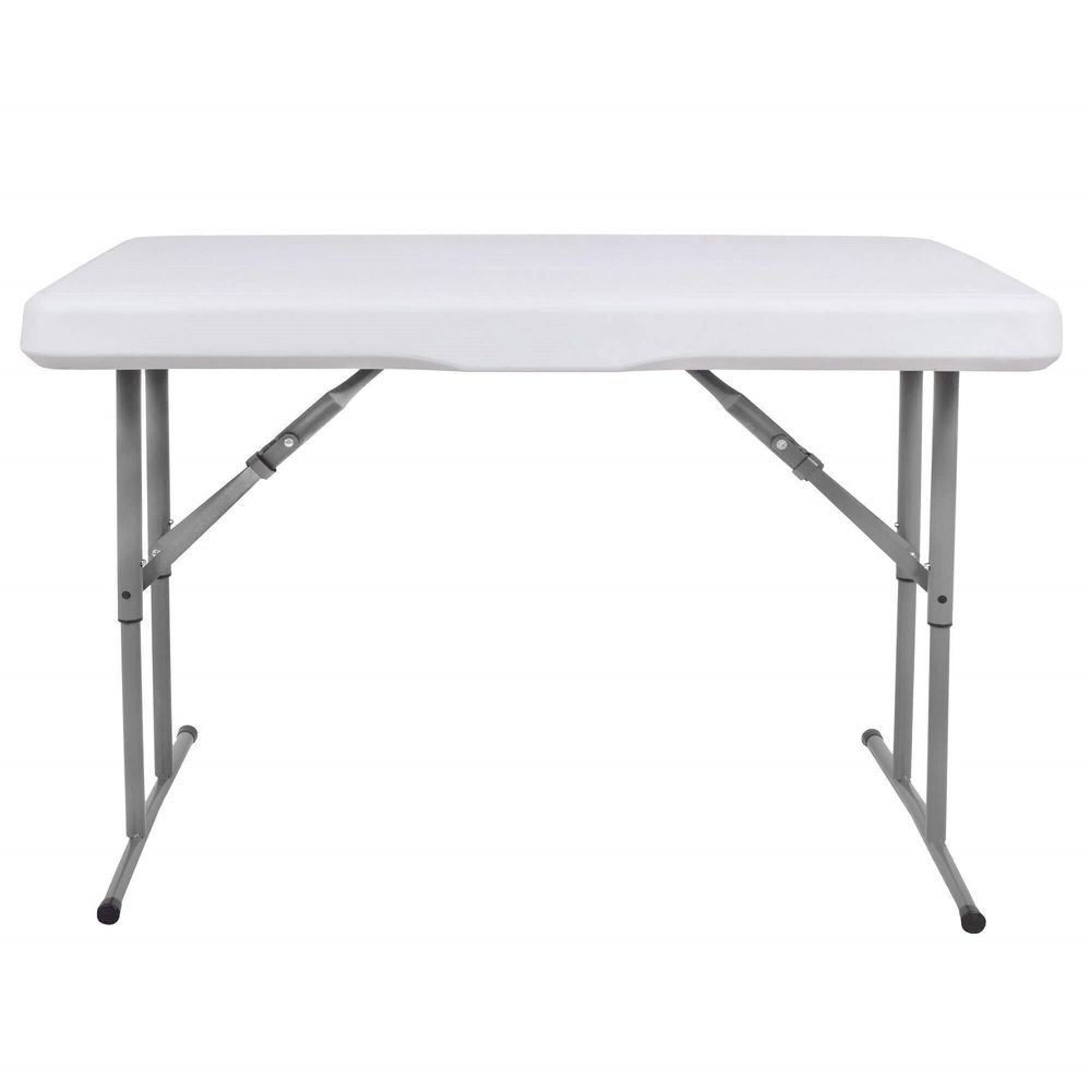 Set za catering stol + klupe 105 x 65 x 69 cm bijeli slika 9
