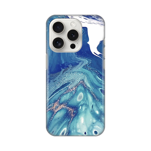 Torbica Silikonska Print za iPhone 15 Pro 6.1 Blue Marble slika 1