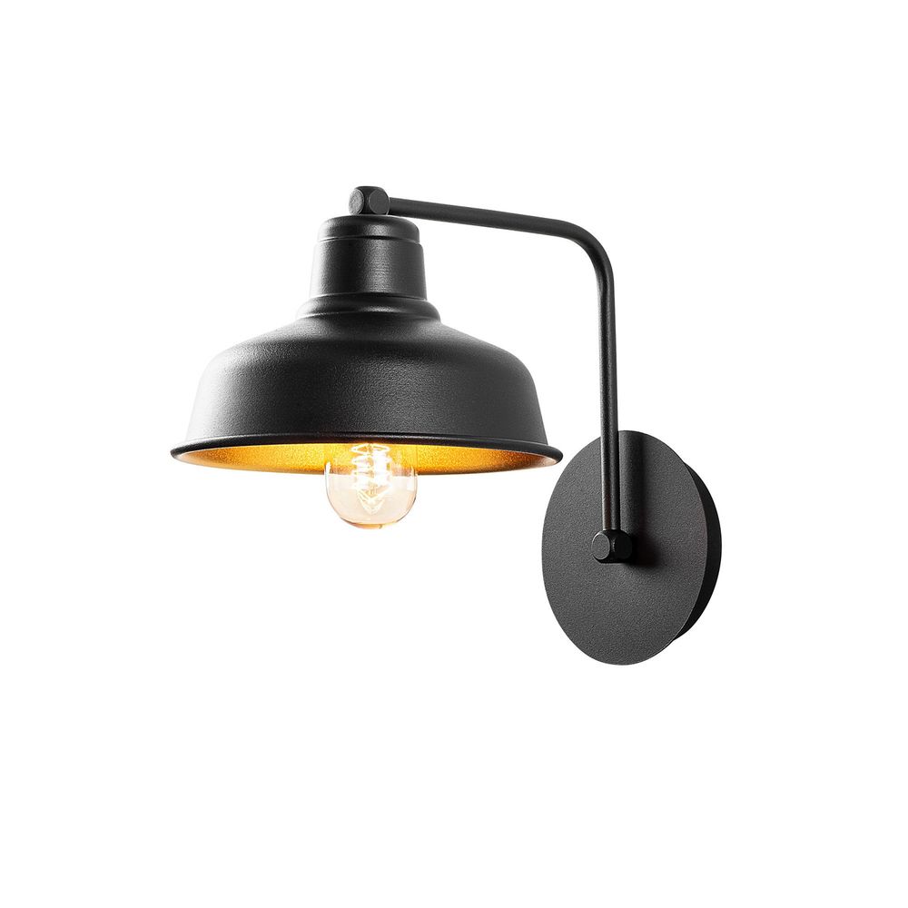 Berceste - 181BLACK-A Crna Zidna Lampa slika 2