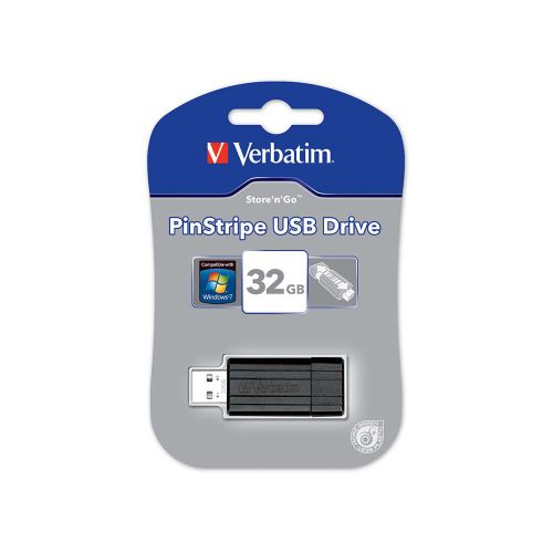 Flash USB 32GB Verbatim 2.0 PinStripe slika 1