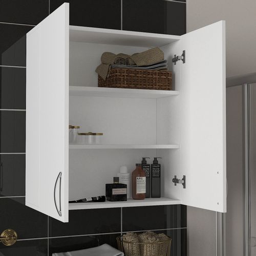 Benito Üst - White White Bathroom Cabinet slika 2