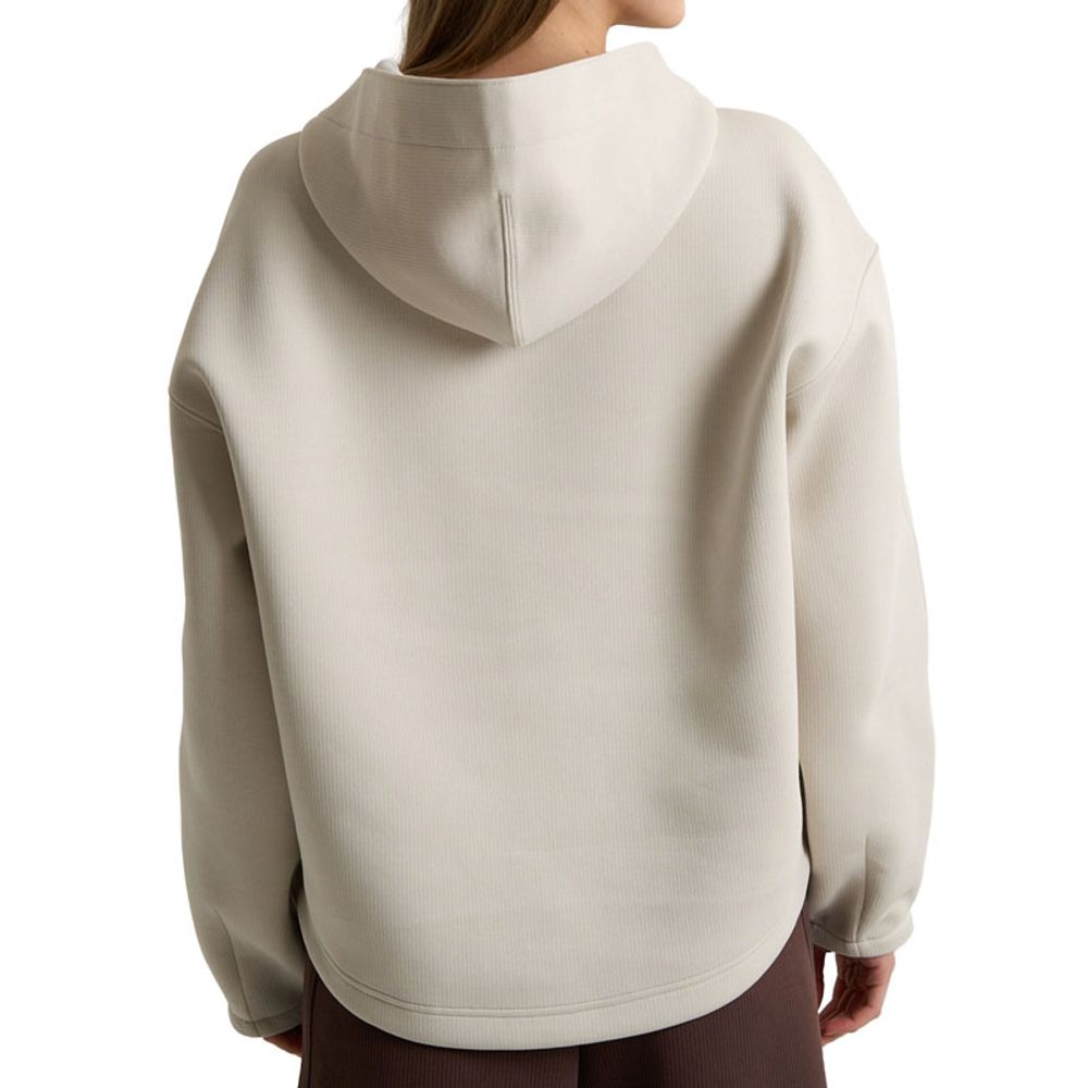 ANTA Ženski duks sa kapuljačom na kopčanje Knit Track Top, Bež slika 4