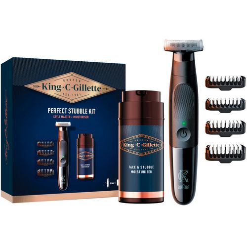 King C. Gillette Style Master Aparat za brijanje i šišanje brade + Face & Stubble Moisturizer krema 100 ml slika 1