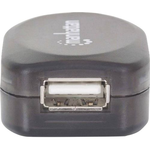 Manhattan USB kabel USB 2.0 USB-A utikač, USB-A utičnica 10.00 m crna  150248 slika 5