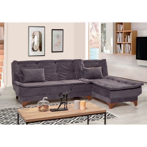 Kelebek Corner Right - Anthracite Anthracite Corner Sofa-Bed slika 2