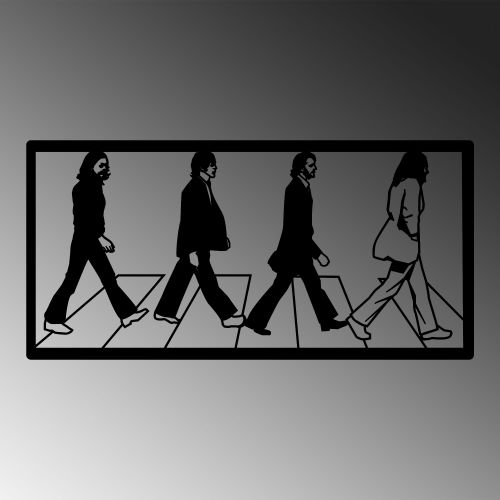 Wallity Metalna zidna dekoracija, The Beatles slika 4