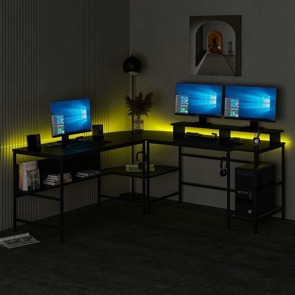 Greta RGB - 8536 - Crni Radni Sto slika 8