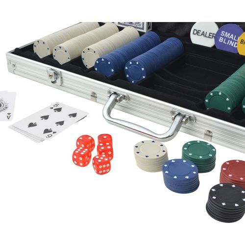 Set za Poker s 500 Žetona Aluminijum slika 18