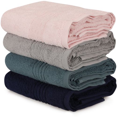 Colourful Cotton Set ručnika CHLOE, 50*90 cm, 4 komada, Asorti - Grey, Blue slika 6