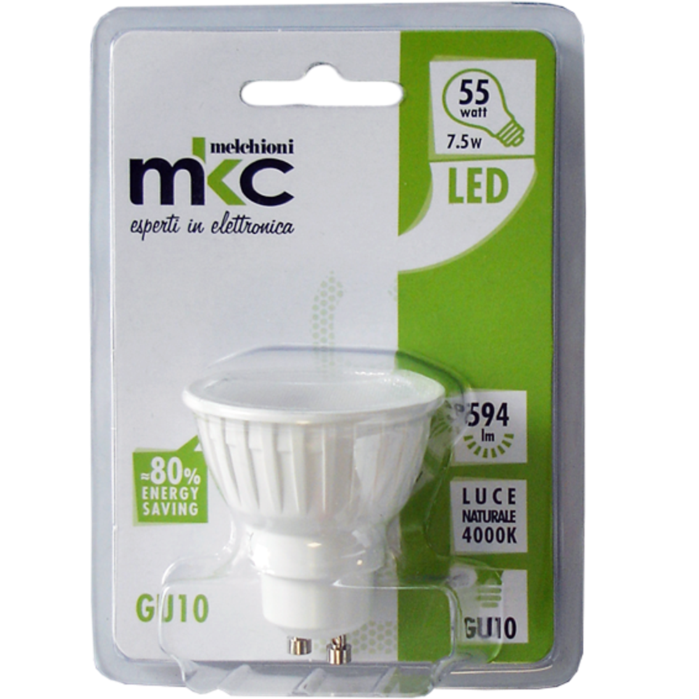 MKC Sijalica,LED 7.5W, 220V AC, 100° prirodno bijela svjetlost - LED MR-GU10/7.5W-N slika 2