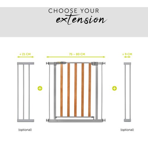 Hauck zaštitna ograda Woodlock 2 (75 - 80 cm) - silver slika 2