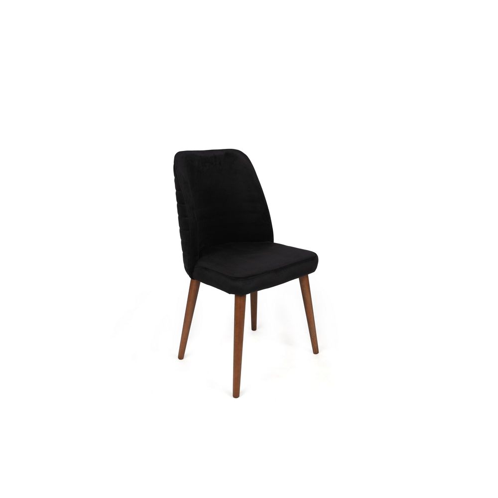 Tutku-351 V2 Crna Orahova Stolica Set (2 Komada) slika 2