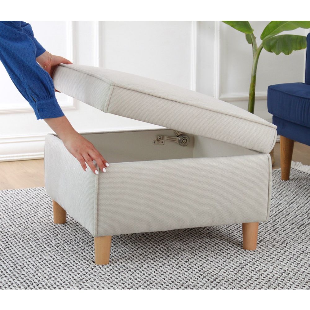 Roscen - Kremasti Pouf slika 3