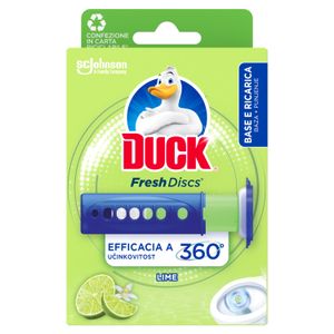 Duck Fresh Discs gel za čišćenje i osvježavanje WC školjke miris lime