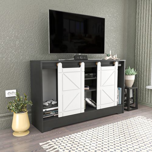 Ahris - Grey, White Grey
White TV Stand slika 6