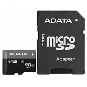 ADATA SD MICRO 64GB HC Class 10 UHS + 1 ad AD
