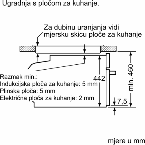 Bosch ugradbena pećnica 60x45 cm CDG634AS0 slika 8