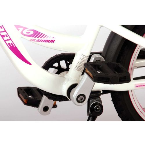 Dječji bicikl Volare Glamour 16" bijelo/rozi slika 15