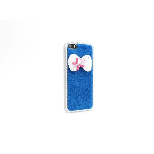 Torbica Diamond bow za Iphone 5 plava slika 1