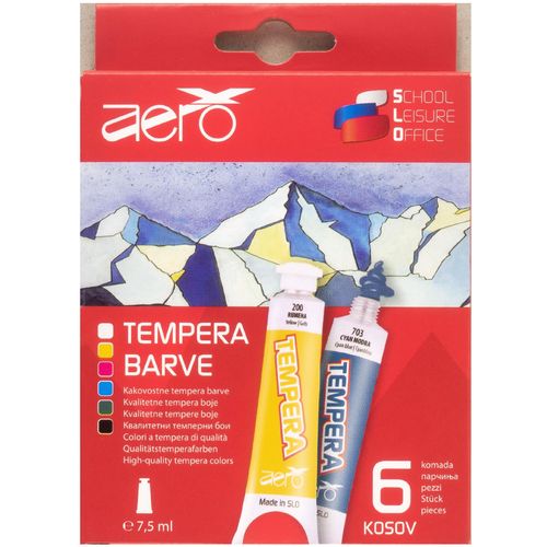 Aero Tempera 7,5 ml tubice, 6 kom u kartonskoj kutiji 9213-1006 slika 1