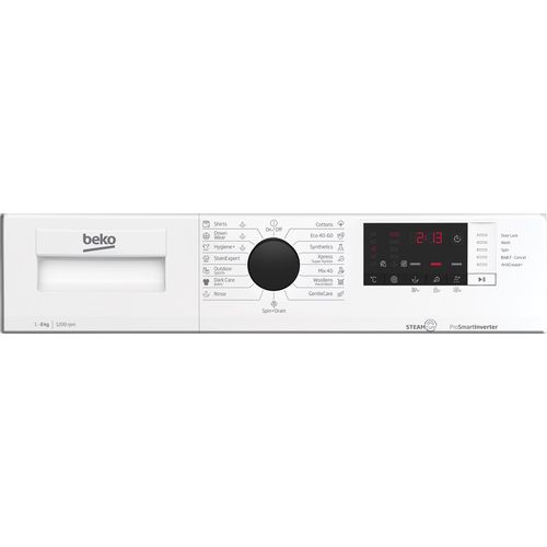 Beko WUE8622BXCW Veš mašina, 8kg, 1200rpm, Inverter ProSmart™, Dubina 55 cm slika 4