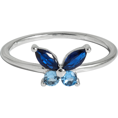 J&B Jewellery 925 Srebrni Prsten 0000095-Blue slika 1