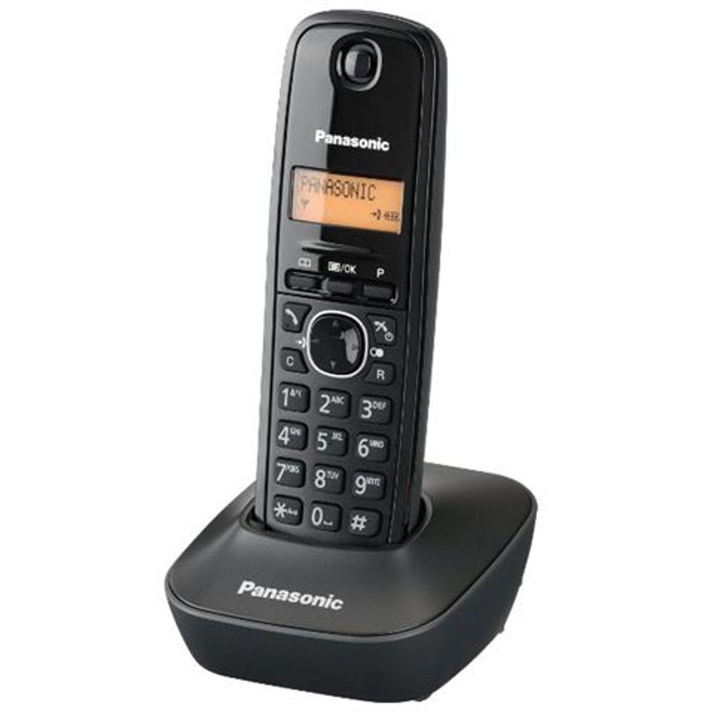 PANASONIC telefon bežični KX-TG1611FXH/PDH crni slika 1