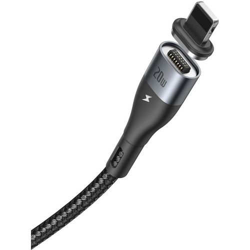 Baseus Zinc USB Type C - Lightning magnetski kabel Power Delivery 20 W 2 m crna slika 5