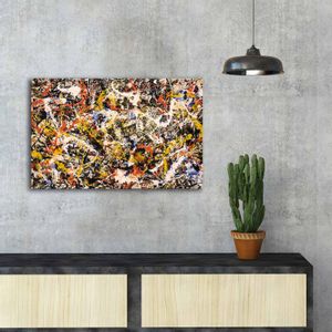 FAMOUSART-050 Multicolor Decorative Canvas Painting