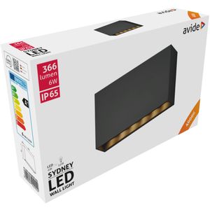 Avide svjetiljka zidna LED 6W NW IP65 20cm Sydney