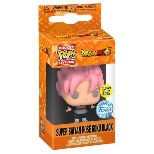 Privjesak za ključeve Pocket POP Dragon Ball Super - Super Saiyan Rose Goku Black slika 1