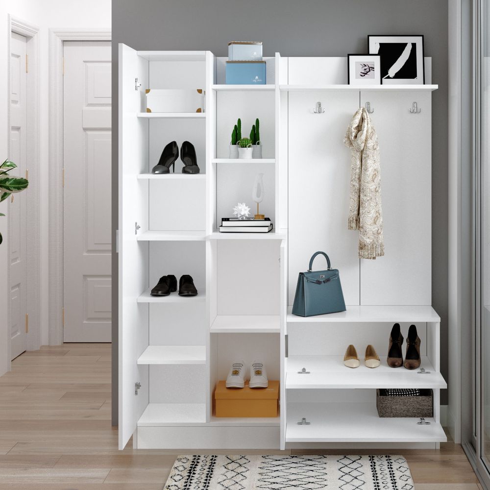 Hall stand Dd5-W - Bijela boja slika 4