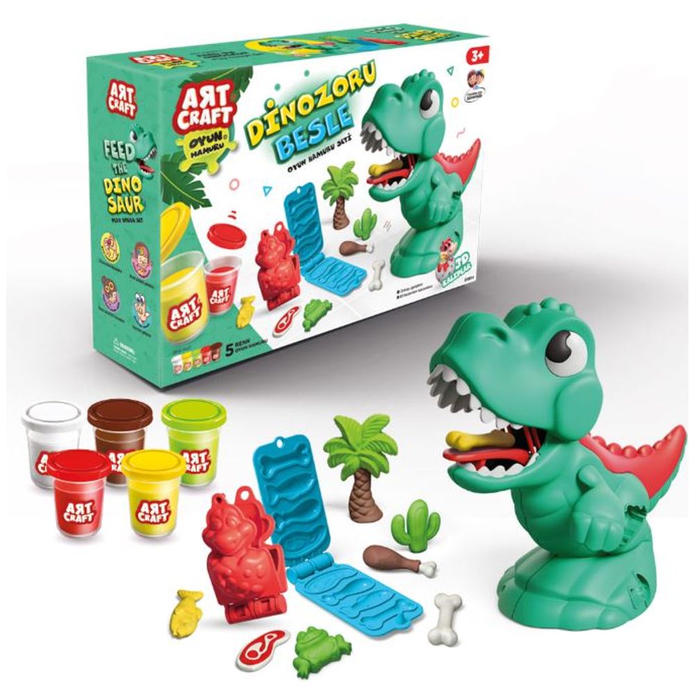 Plastelin art craft nahrani dinosaura 03814 slika 1