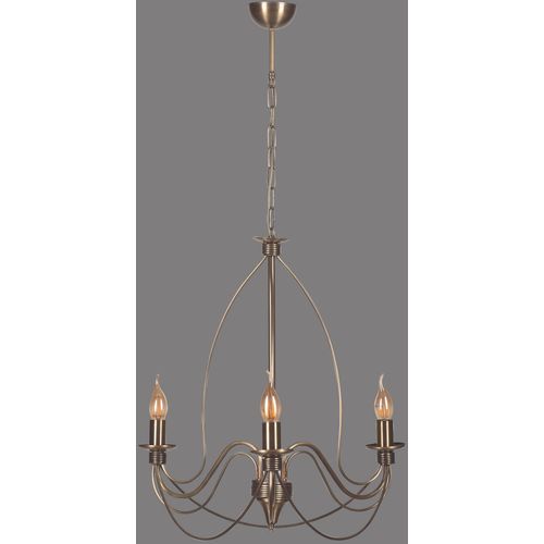 Berfin 3 Lü Eskitme Rustik Multicolor Chandelier slika 3