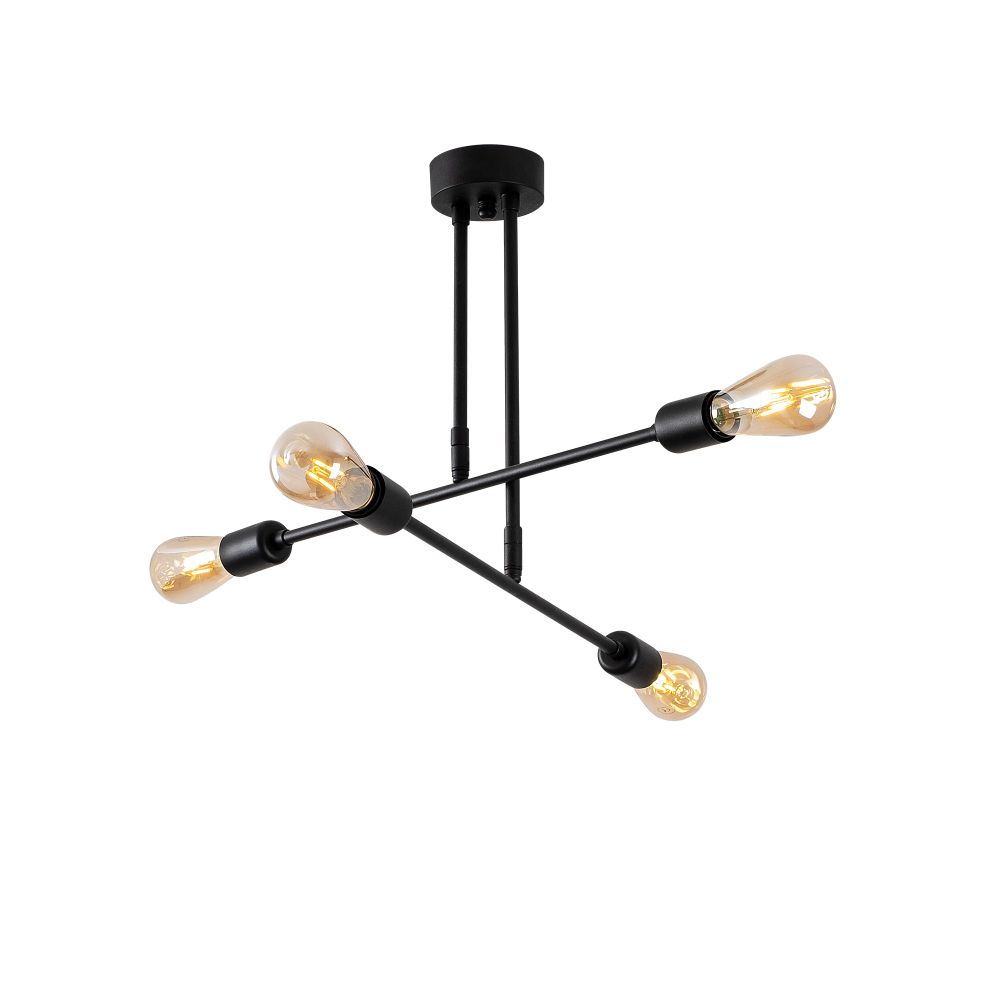 Luster Crni Avangardni 'Flower - 161 - AV' slika 4