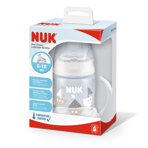 NUK čašica FC learner sa termometrom, silikon, 150 ml multicolor 10215335 slika 3