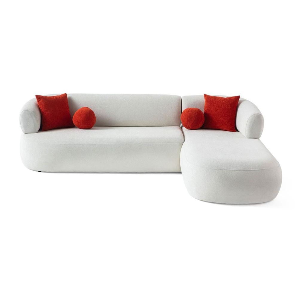 Ugaona Sofa Roma Desna - Bijela slika 5