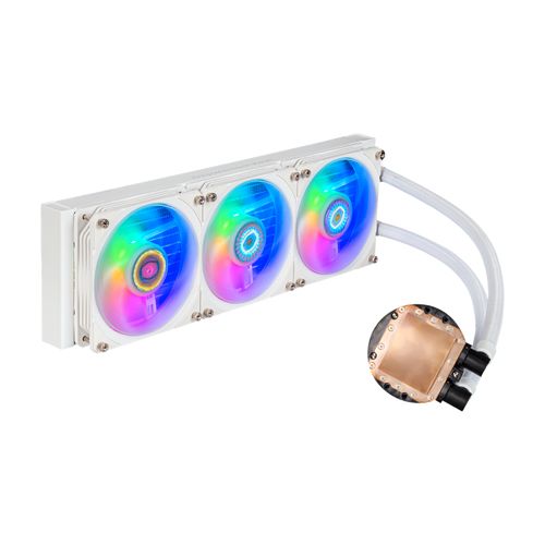 COOLER MASTER MasterLiquid PL360 FLUX White vodeno hlađenje belo(MLY-D36M-A23PZ-RW) slika 3