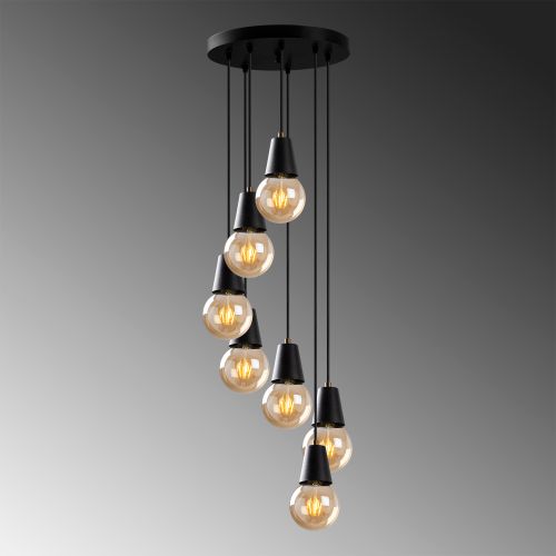 Fes - 6501 Black Chandelier slika 5