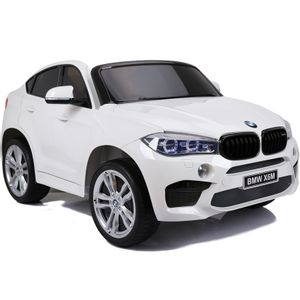 Licencirani BMW X6 M bijeli - dvosjed - auto na akumulator