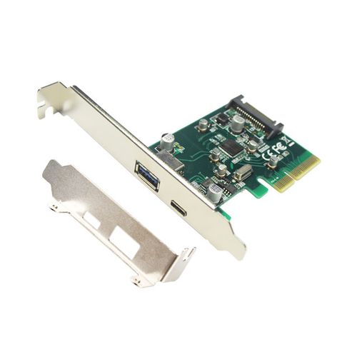 E-GREEN PCI-Express kontroler na USB 3.1 Tip A + USB-C Host Controler (Asmedia 1142) slika 1