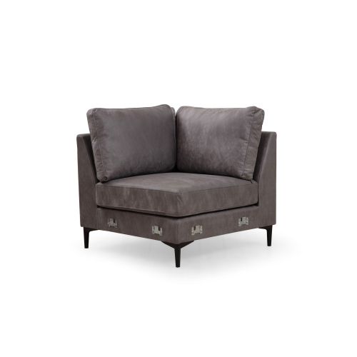 Atelier Del Sofa Kutna garnitura, Antracit, Porto Corner (EOT-C-02-CHL) - Anthracite slika 10