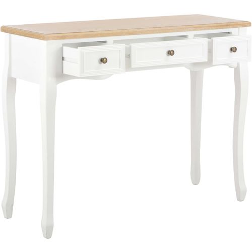 280044 Dressing Console Table with 3 Drawers White slika 37