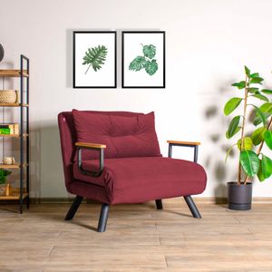 Sando Single - Maroon 1-Sjedišni Sofa-Krevet